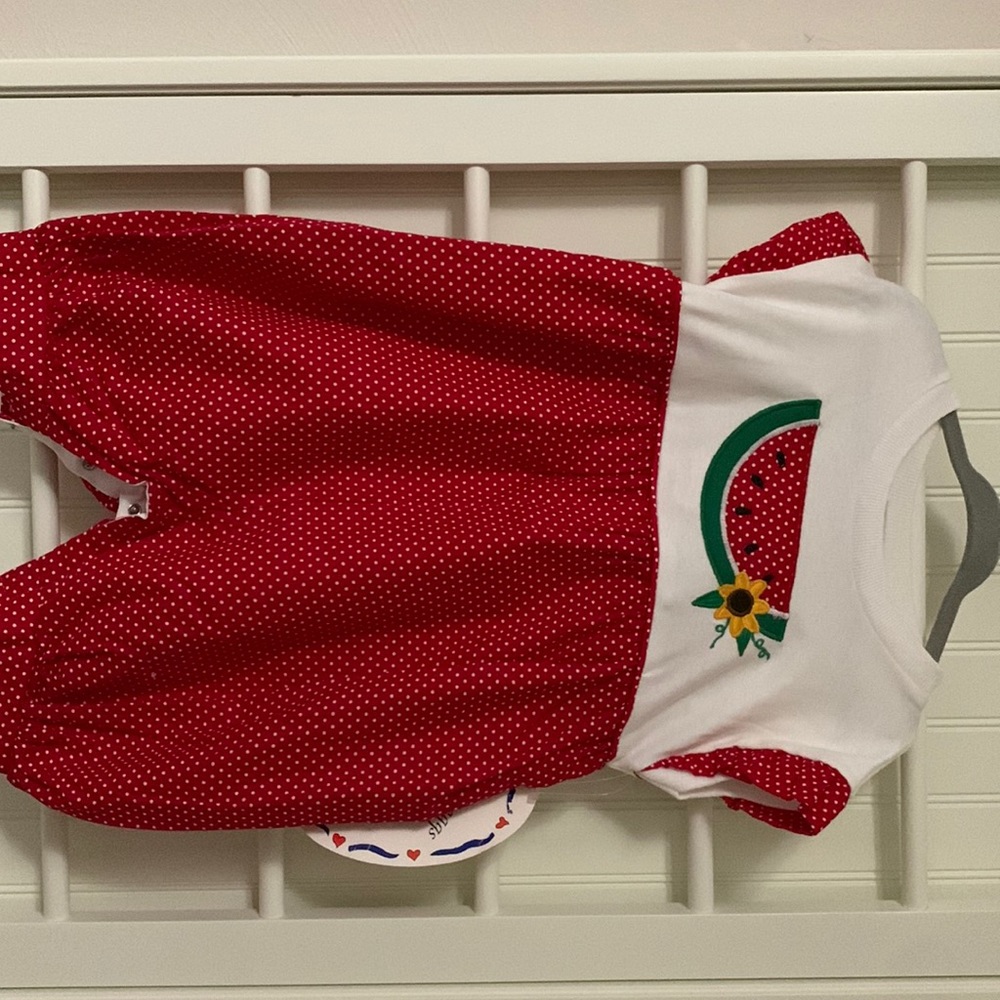 Rebecca rags vintage watermelon romper 24 months
